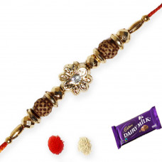 Elegant Rakhi with Colorful Beads